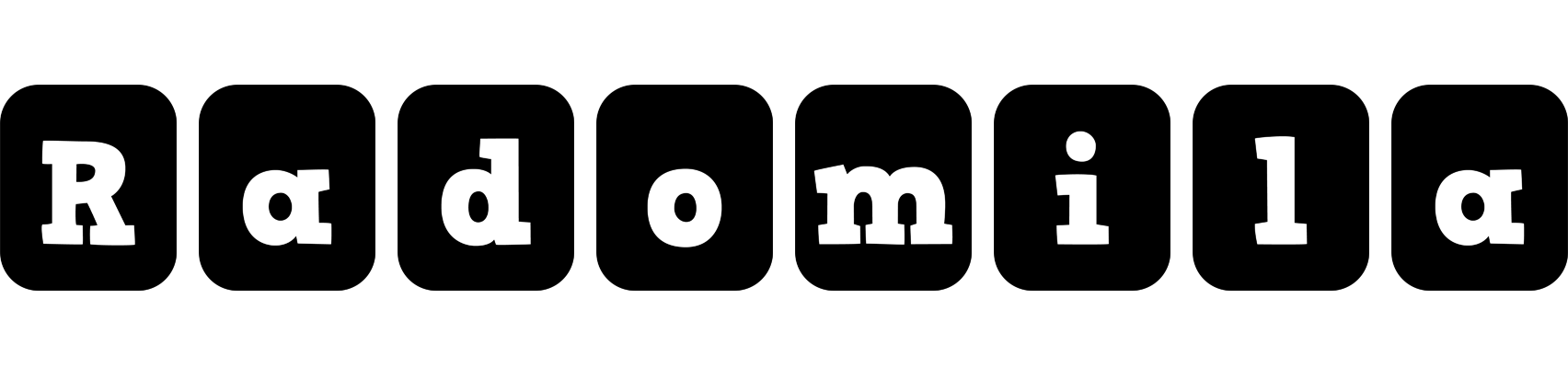 Radomila box logo