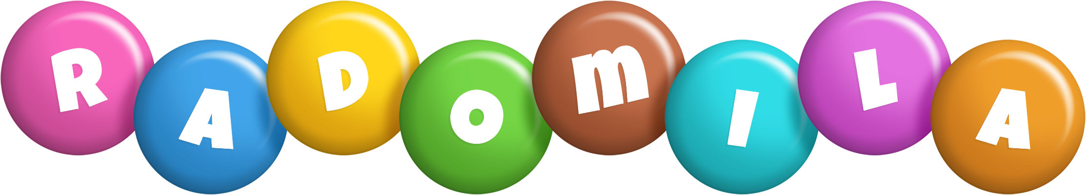 Radomila candy logo