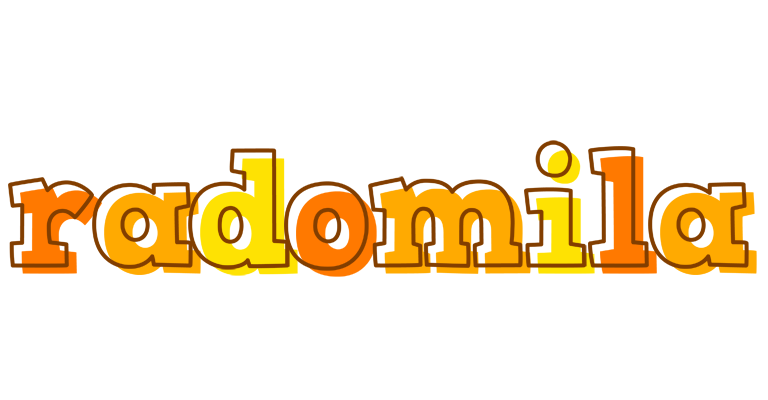 Radomila desert logo
