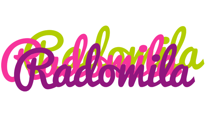 Radomila flowers logo