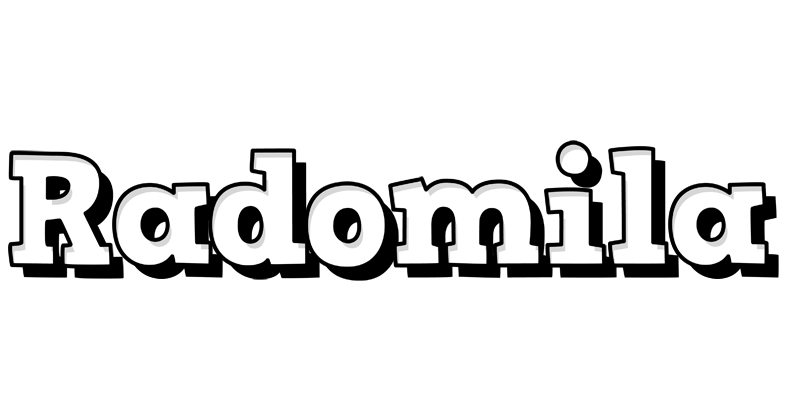 Radomila snowing logo
