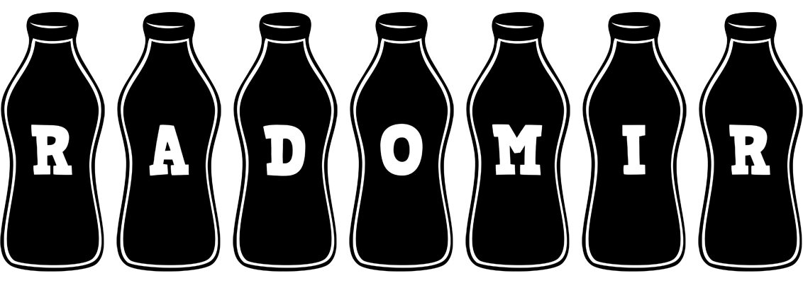 Radomir bottle logo