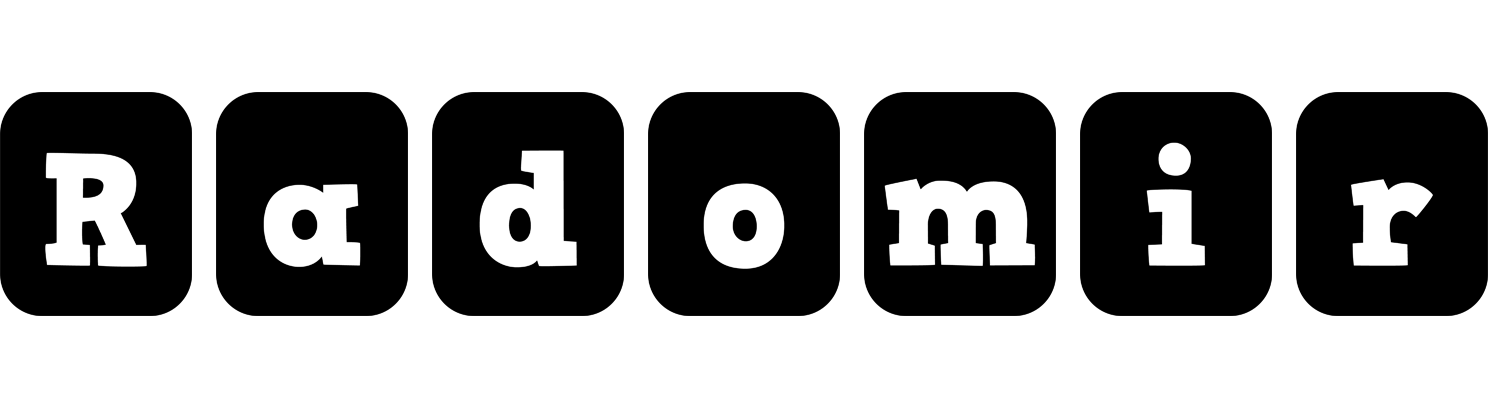 Radomir box logo