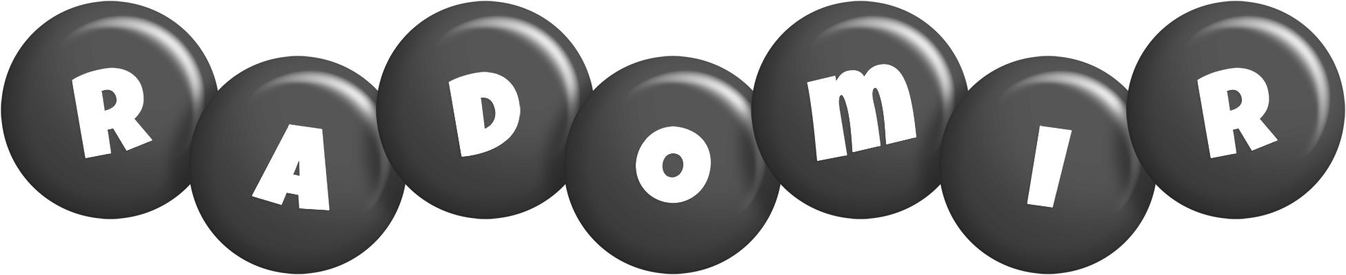 Radomir candy-black logo