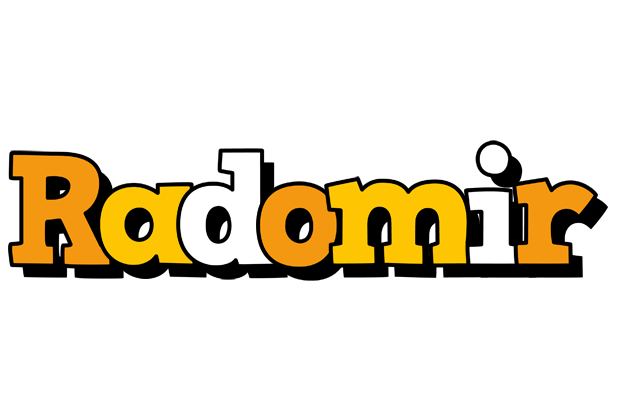 Radomir cartoon logo