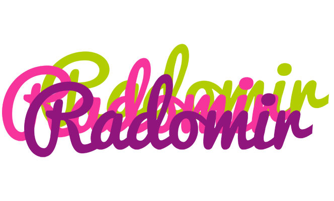 Radomir flowers logo