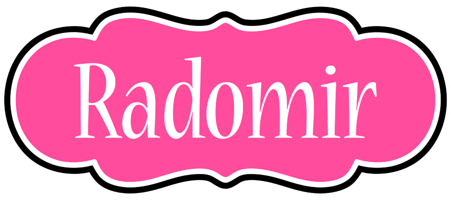 Radomir invitation logo