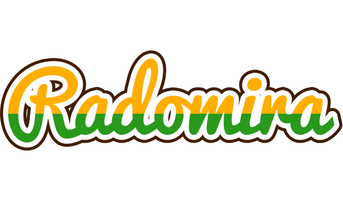 Radomira banana logo