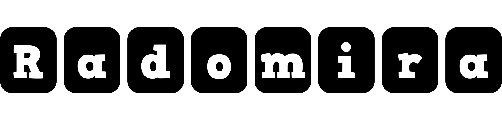 Radomira box logo