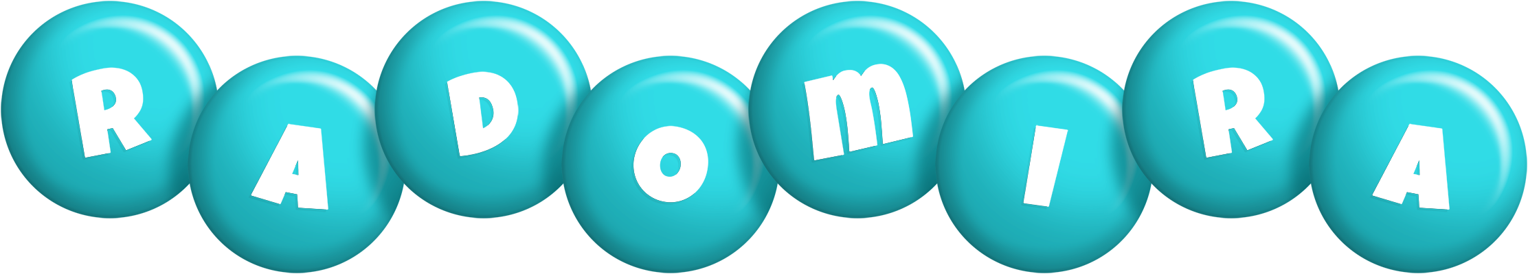 Radomira candy-azur logo