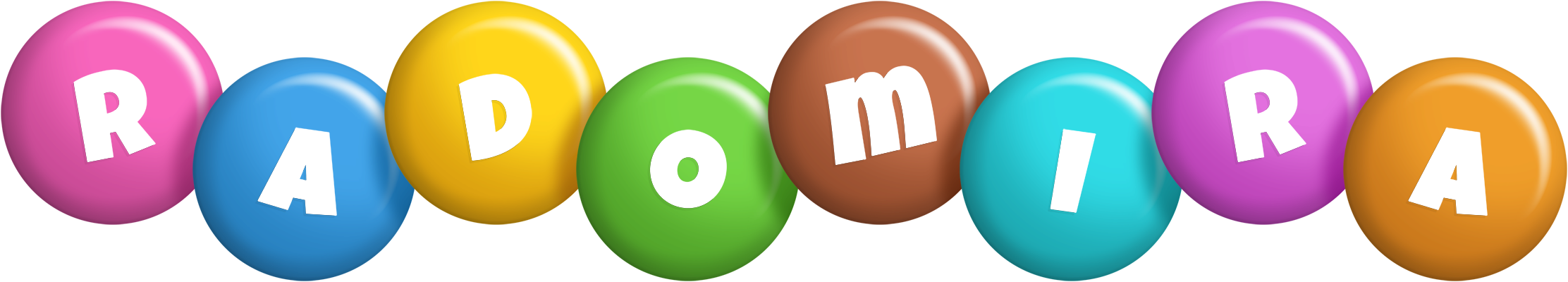Radomira candy logo