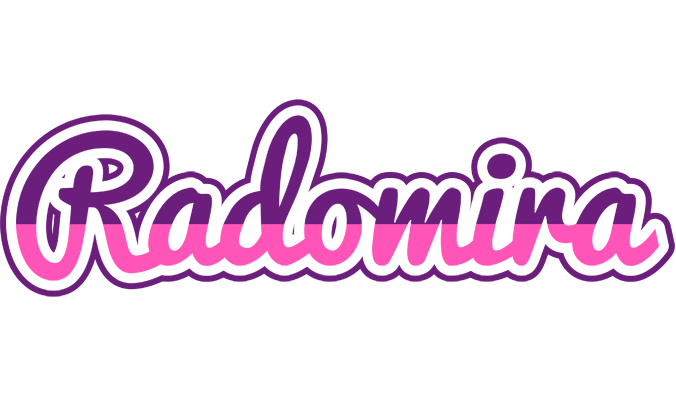 Radomira cheerful logo