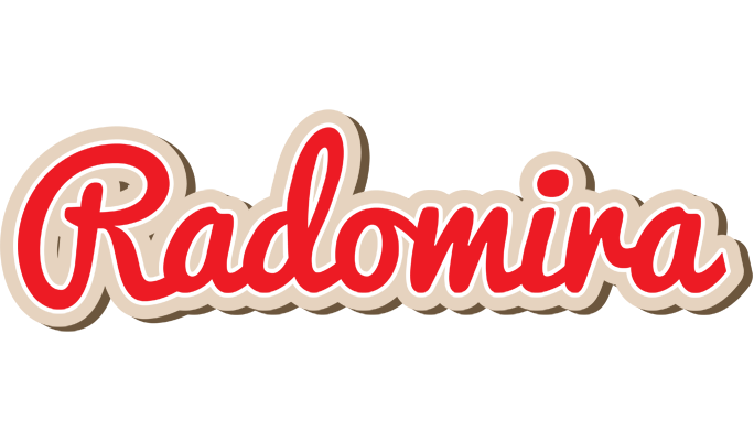 Radomira chocolate logo