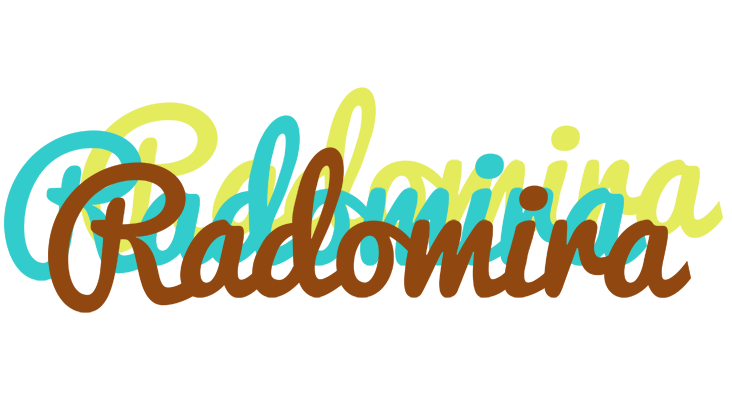 Radomira cupcake logo