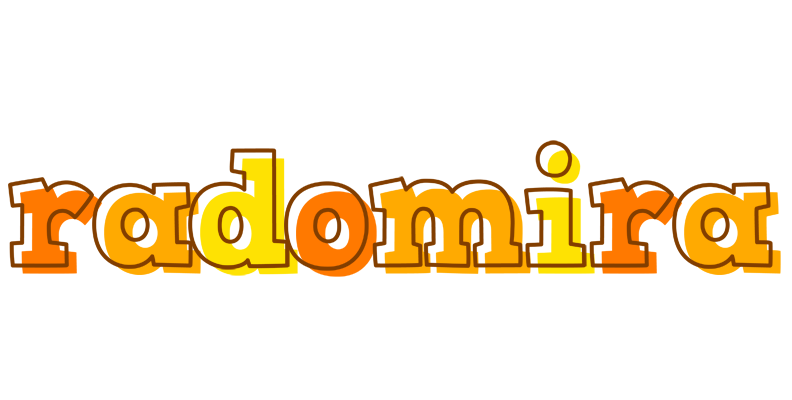 Radomira desert logo