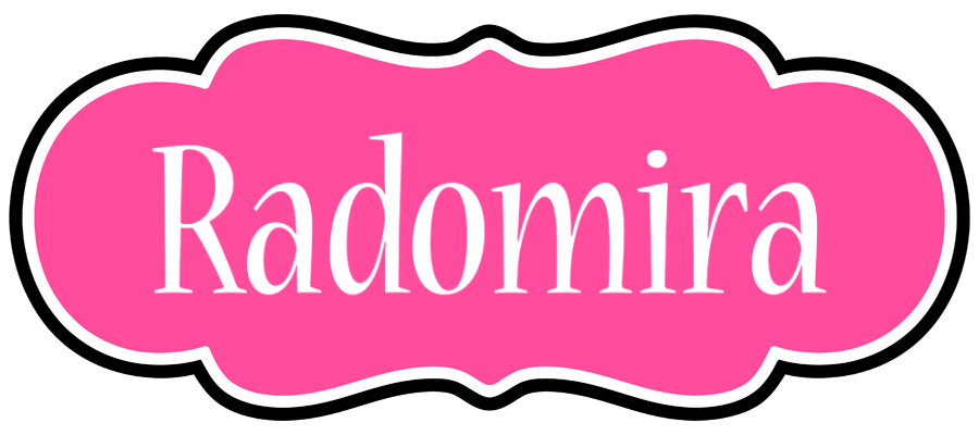 Radomira invitation logo