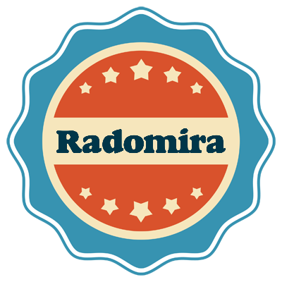 Radomira labels logo