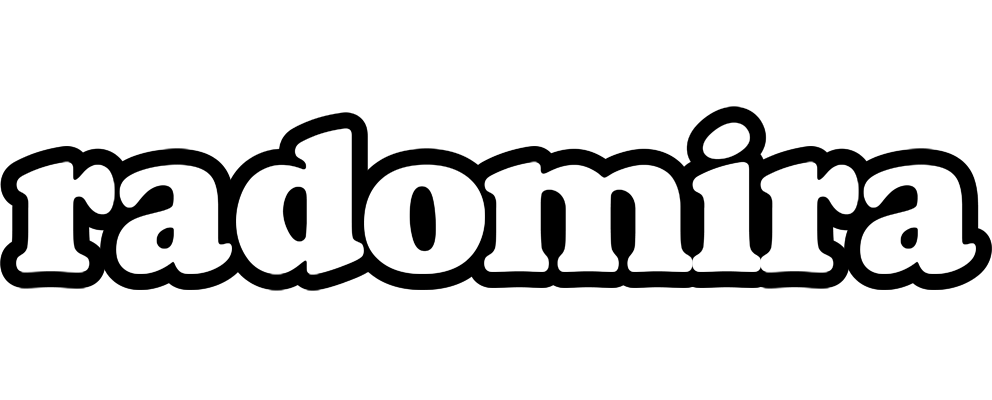 Radomira panda logo