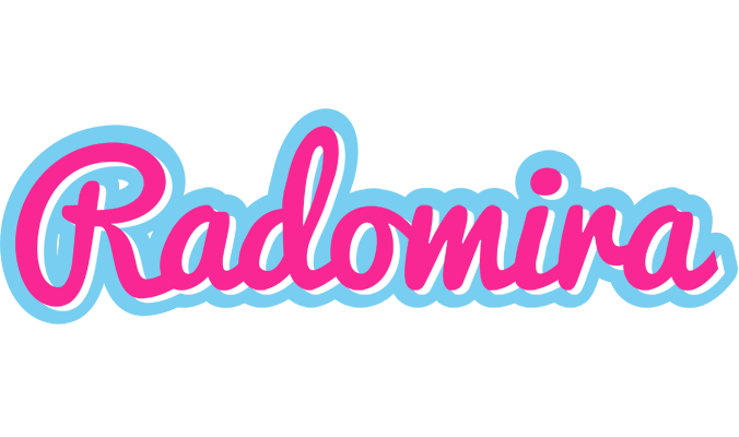 Radomira popstar logo