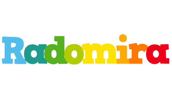 Radomira rainbows logo