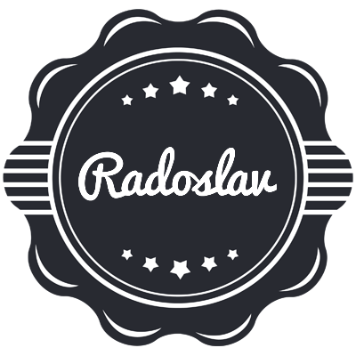 Radoslav badge logo