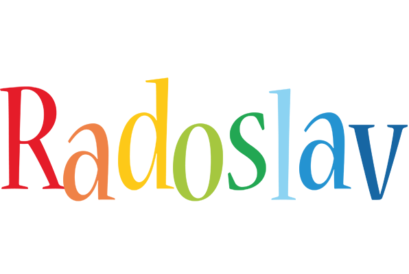 Radoslav birthday logo