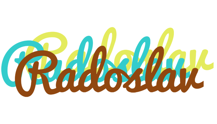Radoslav cupcake logo
