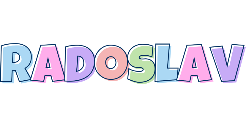 Radoslav pastel logo