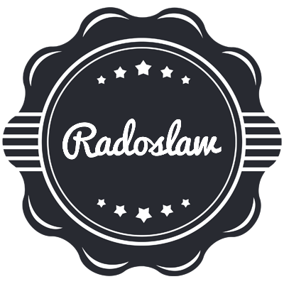 Radoslaw badge logo