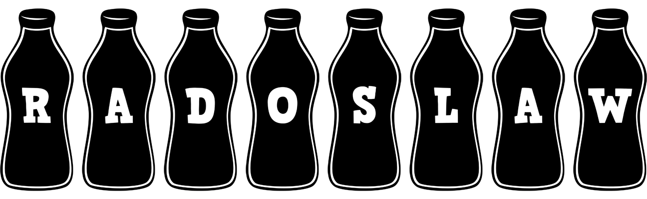 Radoslaw bottle logo