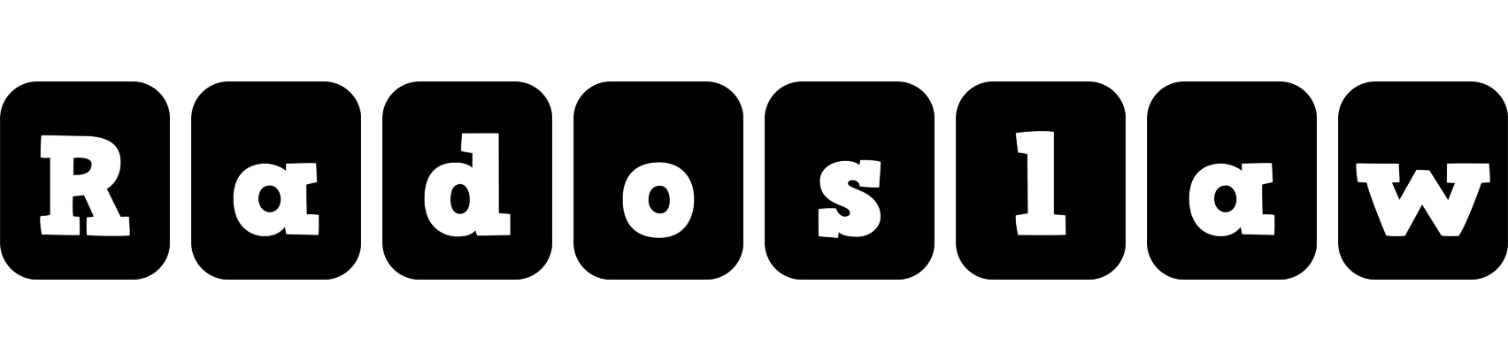 Radoslaw box logo