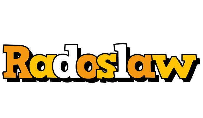 Radoslaw cartoon logo
