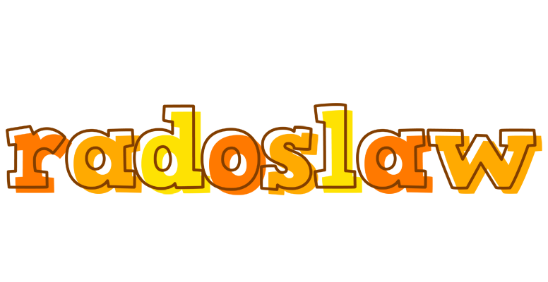 Radoslaw desert logo