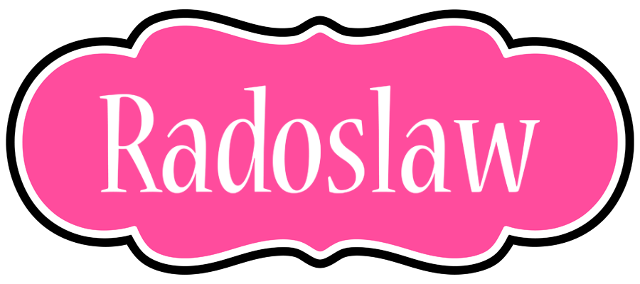 Radoslaw invitation logo