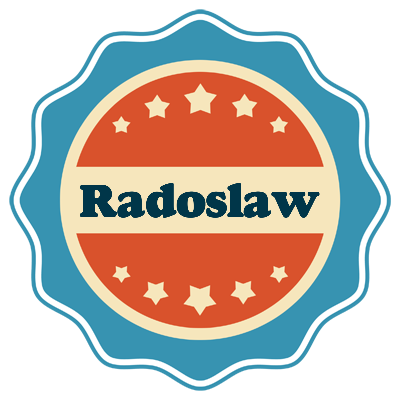Radoslaw labels logo