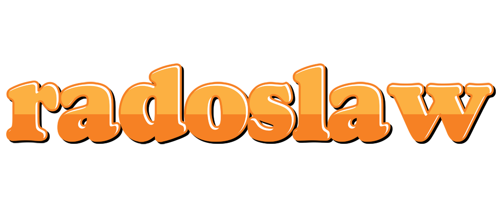 Radoslaw orange logo