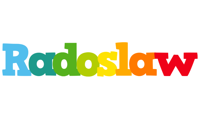 Radoslaw rainbows logo