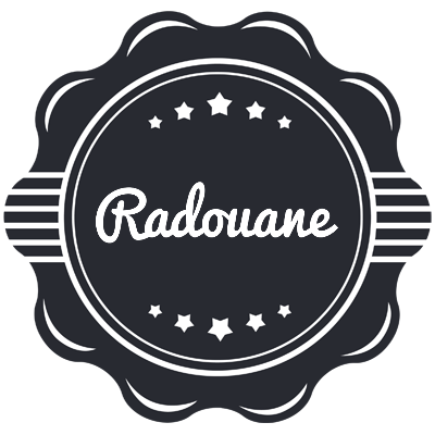 Radouane badge logo