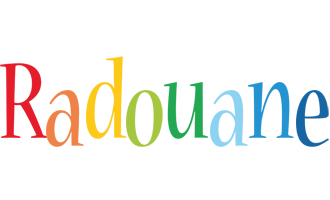 Radouane birthday logo