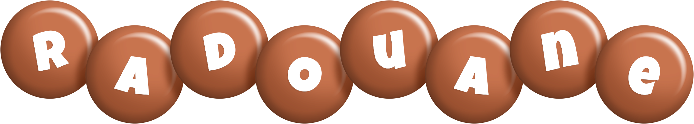 Radouane candy-brown logo