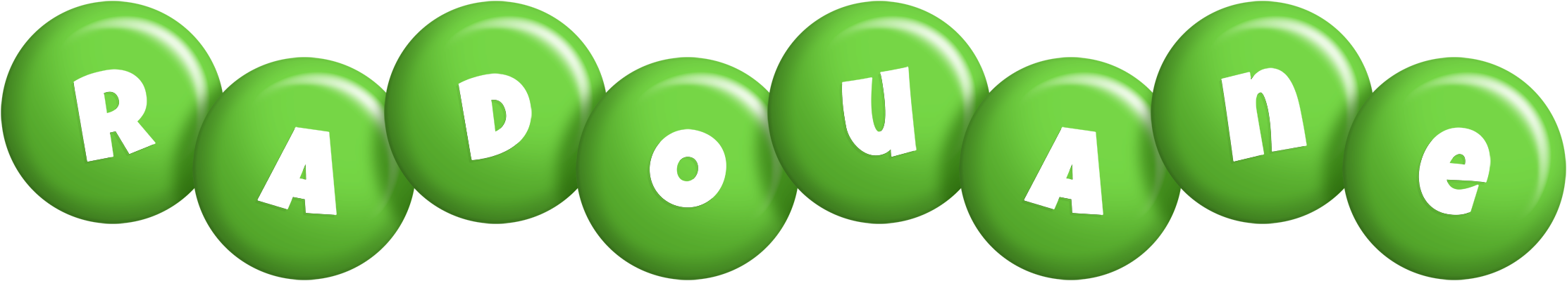 Radouane candy-green logo