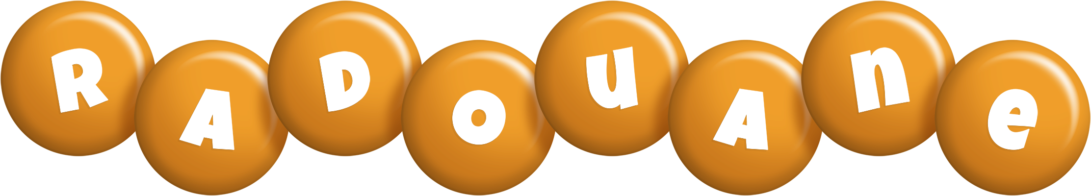 Radouane candy-orange logo