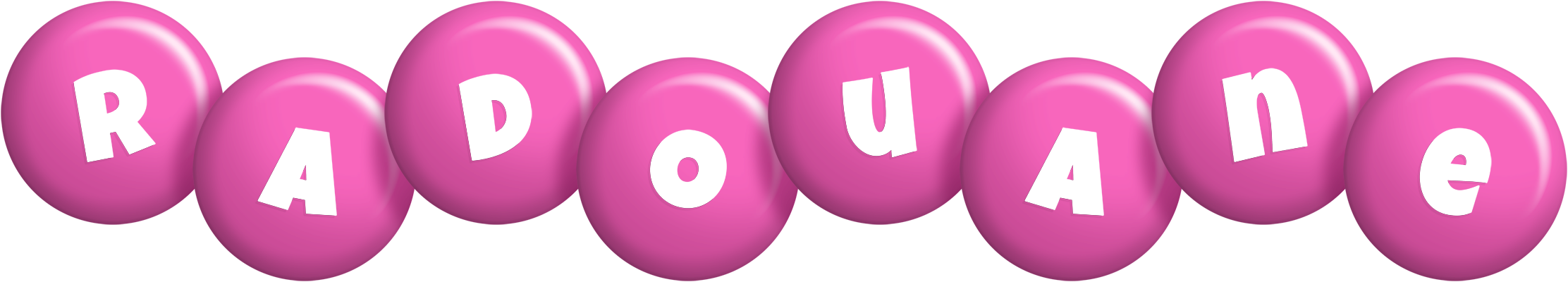 Radouane candy-pink logo