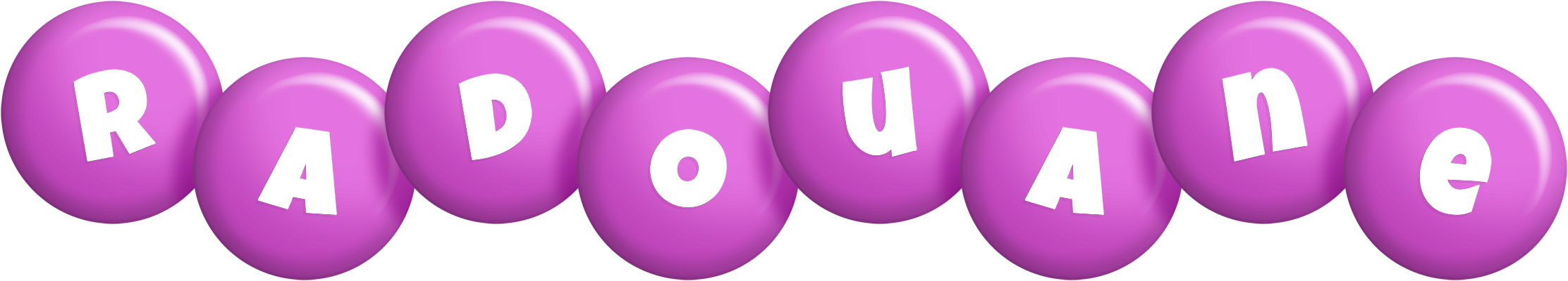 Radouane candy-purple logo