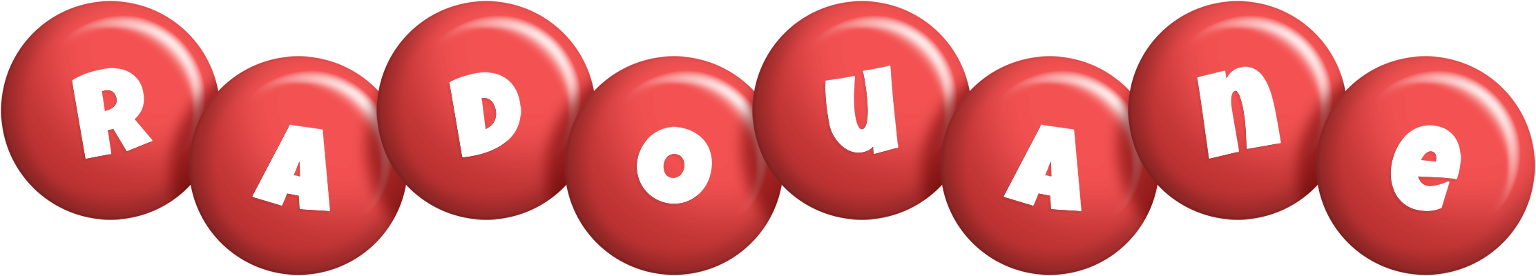 Radouane candy-red logo