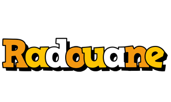 Radouane cartoon logo