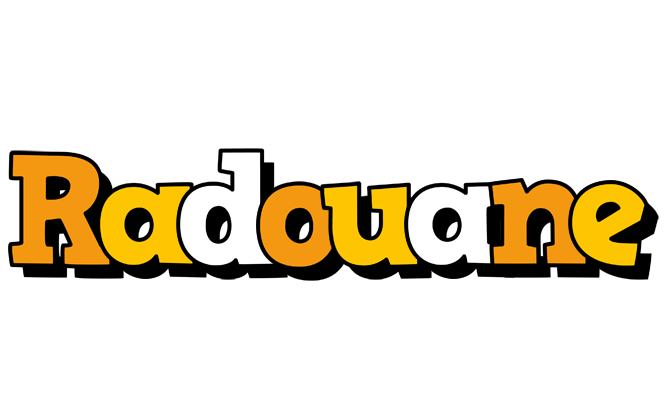 Radouane cartoon logo