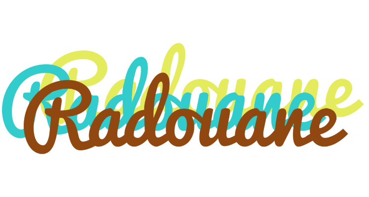 Radouane cupcake logo