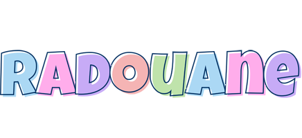 Radouane pastel logo