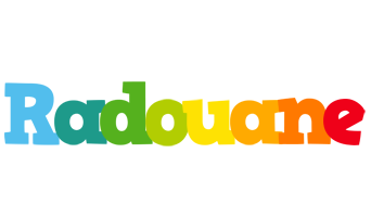 Radouane rainbows logo